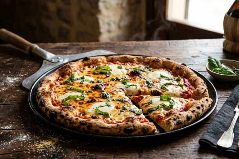 La magia artesanal de la Pizza Margarita
